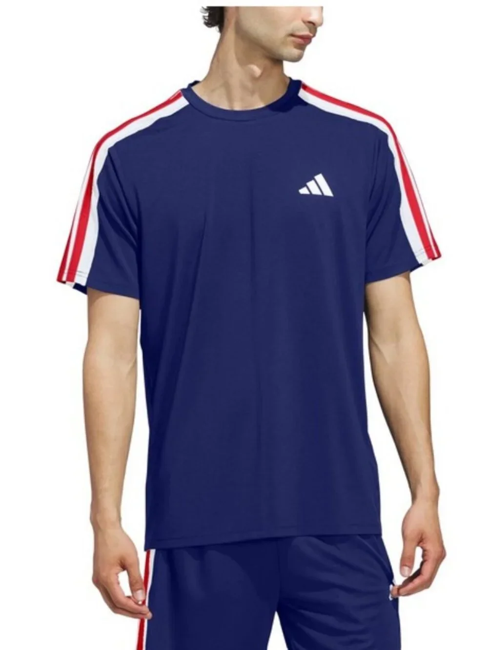 Adidas Men's 3 -Striped T shirt NEW